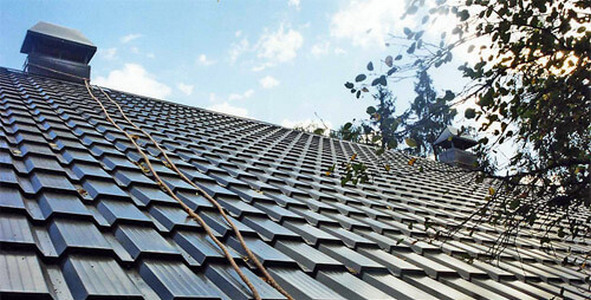 Крыша с металлочерепицей Каскад